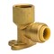 Quickfitting 3/8in Push-to-Connect x 1/2in FNPT Brass Drop Ear Elbow Fitting LF800DR - alternate 1